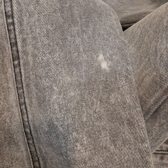 Vintage Michael Sloane Acid Washed Jeans Gray Size 34/34 Distressed Pleated 80's - Picture 16 of 16